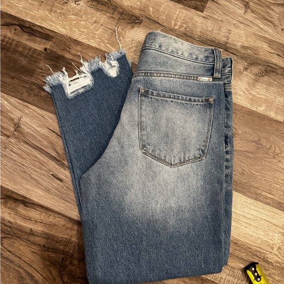 KanCan Distressed Blue Women's “Mom” jeans! New with tags! - Picture 7 of 7